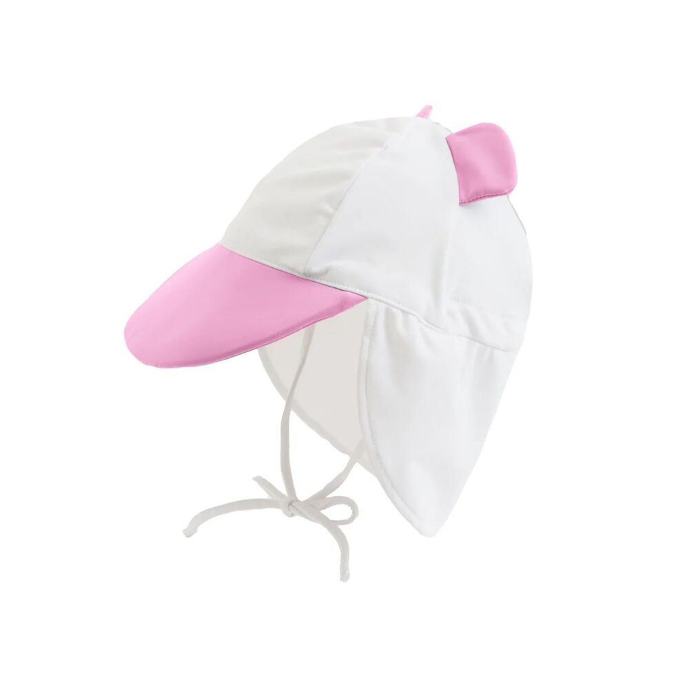 Cuddle Club Bear UPF 50+ Adjustable Toggle & Chin Strap Sun Hat Baby Size M